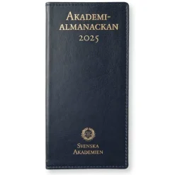 Kalender 2025 Akademialmanackan marinblå