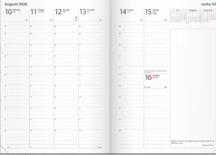 Kalender 2026 Business Flora