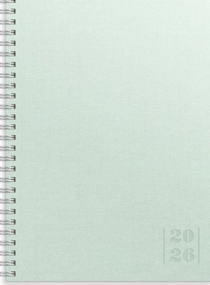 Kalender 2026 Business Textile grön