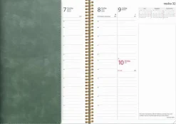 Kalender 2025 Business Twist grön