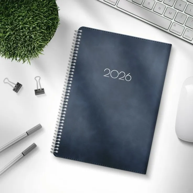 Kalender 2026 Business Twist blå