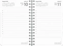 Kalender 2026 Dagbok Textile blå