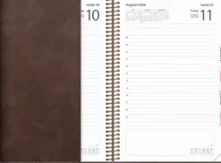 Kalender 2026 Dagbok Twist brun