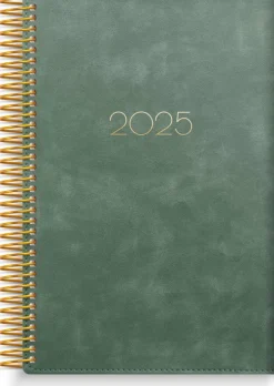 Kalender 2025 Dagbok Twist grön
