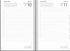 Kalender 2026 Dagbok Twist svart