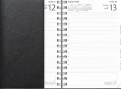 Kalender 2025-2026 Dagbok Twist svart