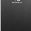 Kalender 2026 Dagbokskalender svart