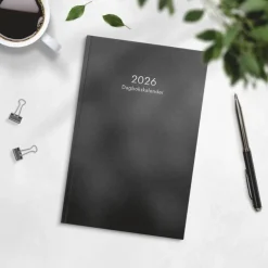 Kalender 2026 Dagbokskalender svart