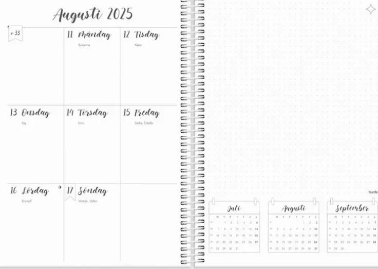 Kalender 2025-2026 Doodle B5
