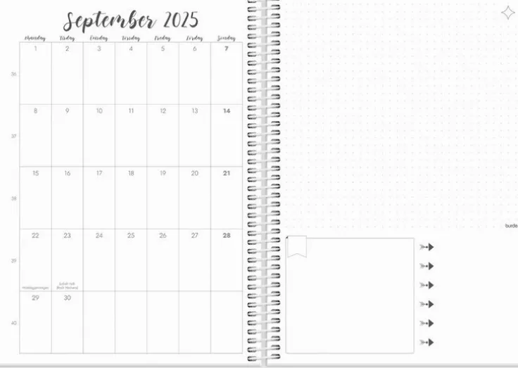 Kalender 2025-2026 Doodle B5