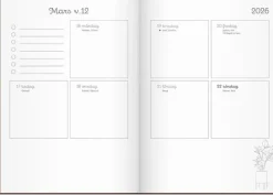 Kalender 2025-2026 Doodle inbunden