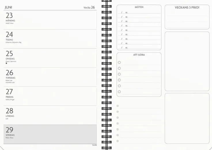 Kalender 2025-2026 Få det gjort