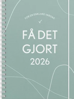 Kalender 2026 Få det gjort grön
