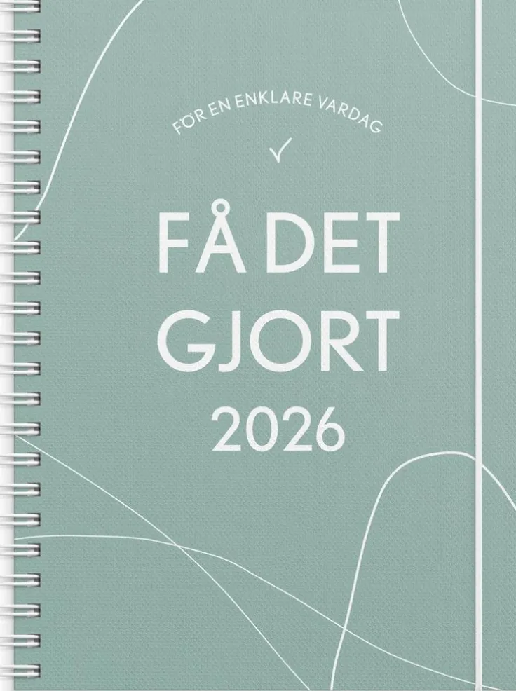 Kalender 2026 Få det gjort grön