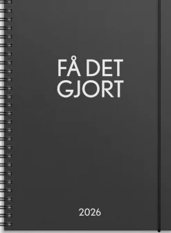 Kalender 2026 Få det gjort svart