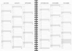 Kalender 2026 Få det gjort svart