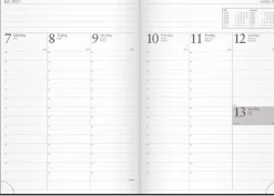 Kalender 2025 Företagarkalendern svart konstläder