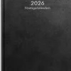 Kalender 2026 Företagarkalendern svart konstläder