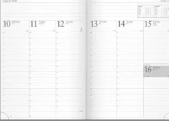 Kalender 2026 Företagarkalendern svart konstläder