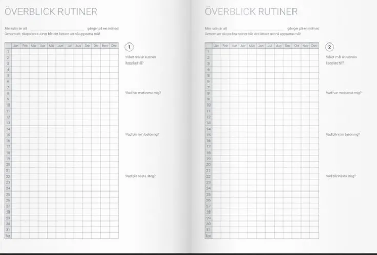 Kalender 2025 Goal Planner