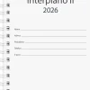 Kalender 2026 Interplano II refill