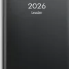 Kalender 2026 Leader svart plast
