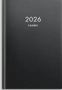 Kalender 2026 Leader svart plast