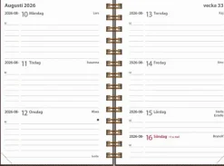 Kalender 2026 Leader Twist brun