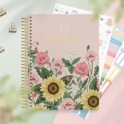 Kalender 2025 Life Organizer Blommor