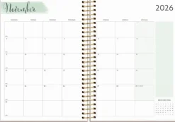 Kalender 2026 Life Organizer rosa