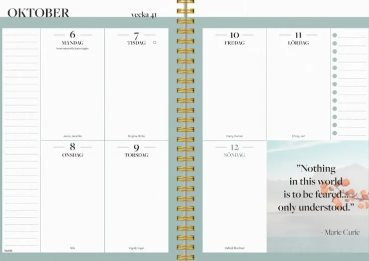 Kalender 2025 Life Planner Inspiration
