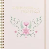 Kalender 2025 Life Planner Pink horisontell