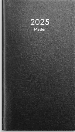 Kalender 2025 Master svart plast