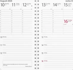 Kalender 2026 Minister refill