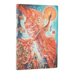 Kalender 2026 Paperblanks Firebird Mini horisontal, flexi