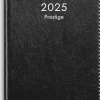 Kalender 2025 Prestige svart konstläder inb