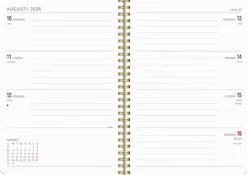 Kalender 2025-2026 Senator A5 blom