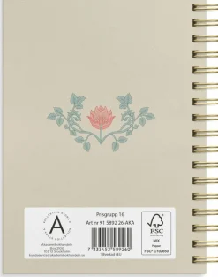 Kalender 2026 Senator A6 blommor Morris