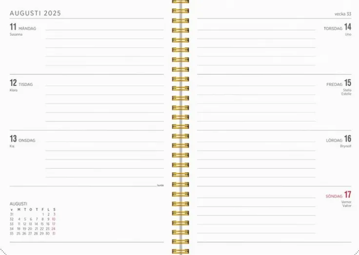 Kalender 2025 Senator A5 Star