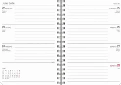 Kalender 2025-2026 Senator A6 Story Blomma