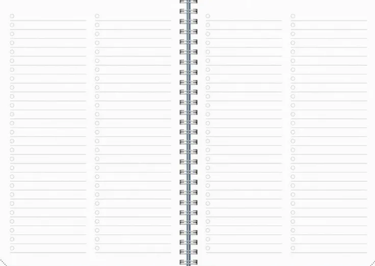 Kalender 2025 Senator A5 textil blå