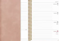 Kalender 2026 Senator A6 Twist rosa