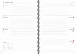 Kalender 2026 Senator A5 Twist svart