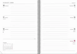 Kalender 2026 Senator A5 Twist blå