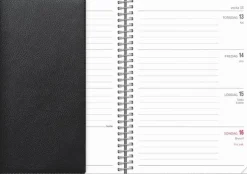 Kalender 2026 Senator A6 Twist svart