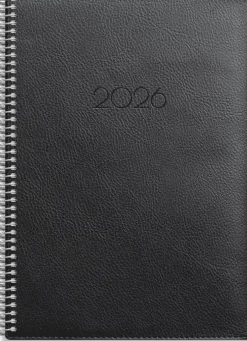 Kalender 2026 Stor Veckokalender Twist svart