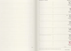 Kalender 2026 Stor Veckokalender Forma Deluxe brun