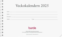 Kalender 2025 Veckokalendern refill