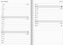 Kalender 2025 XL-kalendern