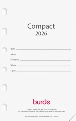 Kalendersats 2026 Compact